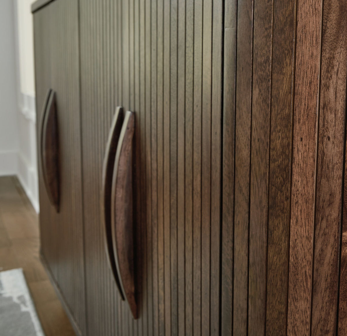 Amickly - Accent Cabinet - Dark Brown — view 8