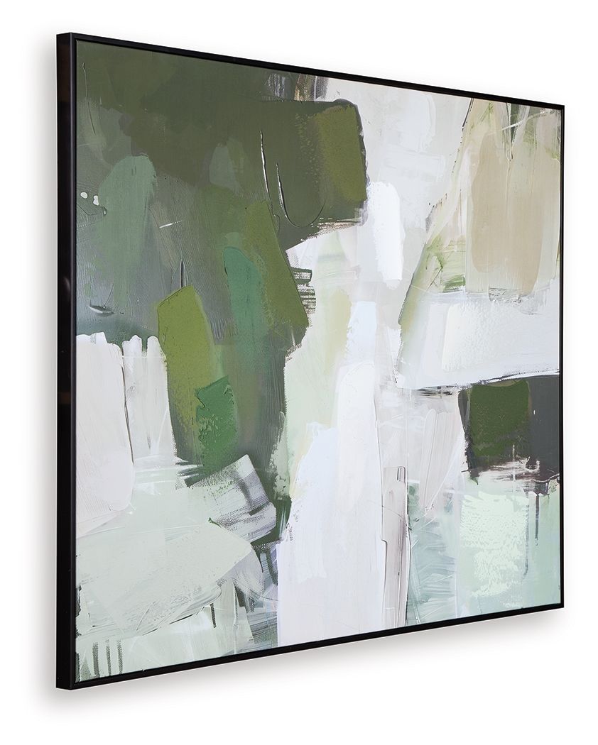 Vinick - Wall Art - Green / Gray / White — view 3