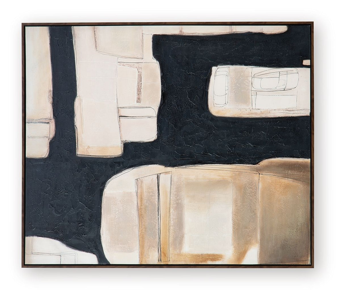 Feyville - Wall Art - Black / Brown / Cream — view 4