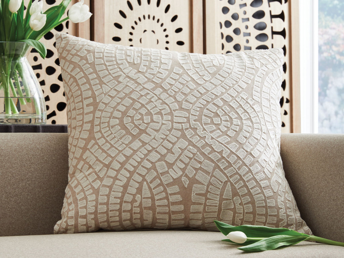 Cortlen - Pillow (Set of 4) - Beige / Ivory — view 2
