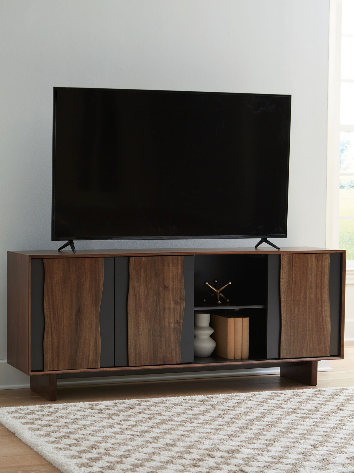 Welby - Accent Cabinet - Brown / Charcoal — view 6