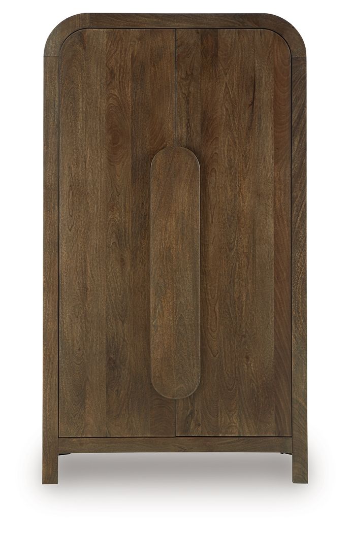 Thoren - Accent Cabinet - Medium Brown — view 4
