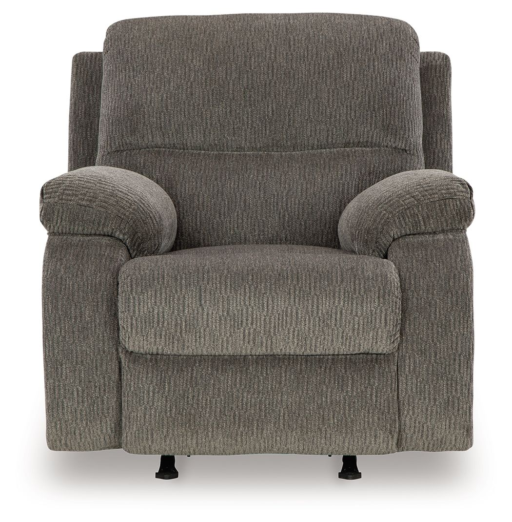 Scranto - Rocker Recliner - Brindle — view 4