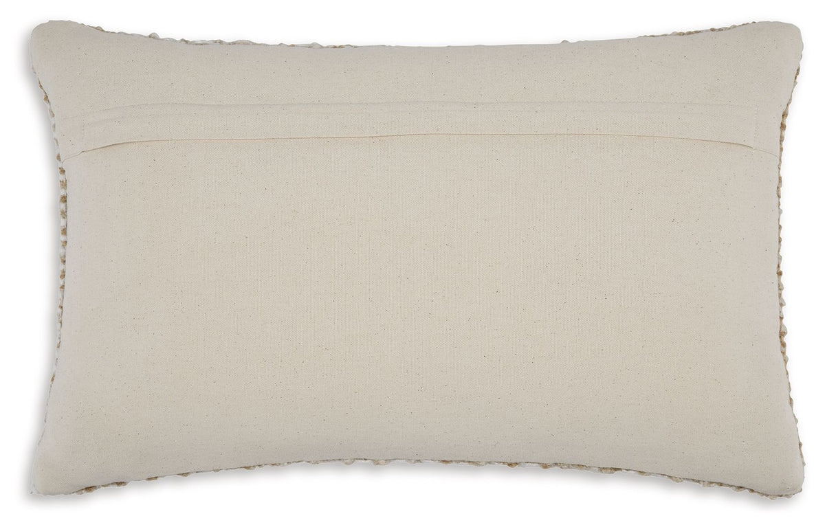 Hathby - Pillow (Set of 4) - Tan / White — view 4