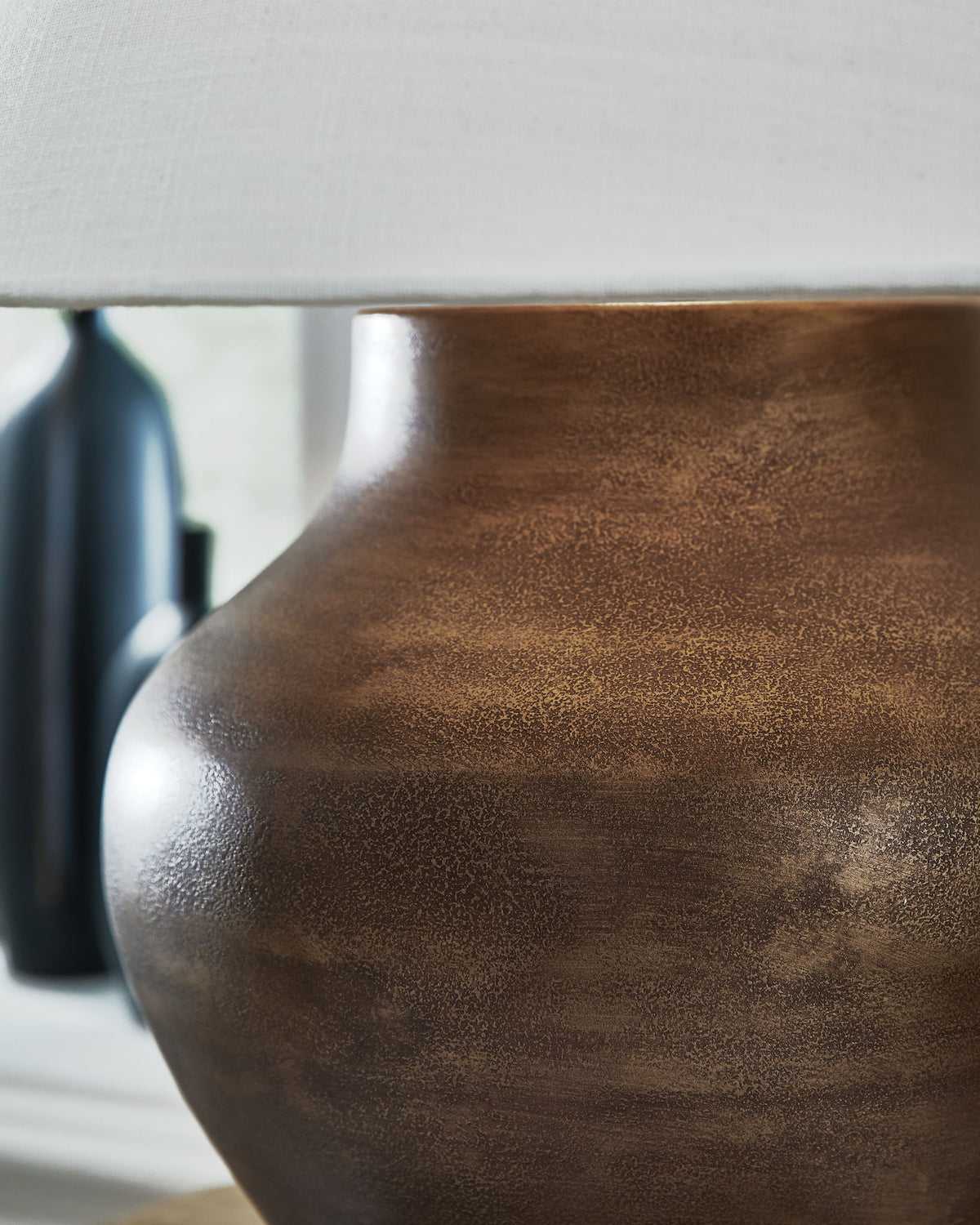 Whitham - Metal Table Lamp - Antique Copper Finish — view 3