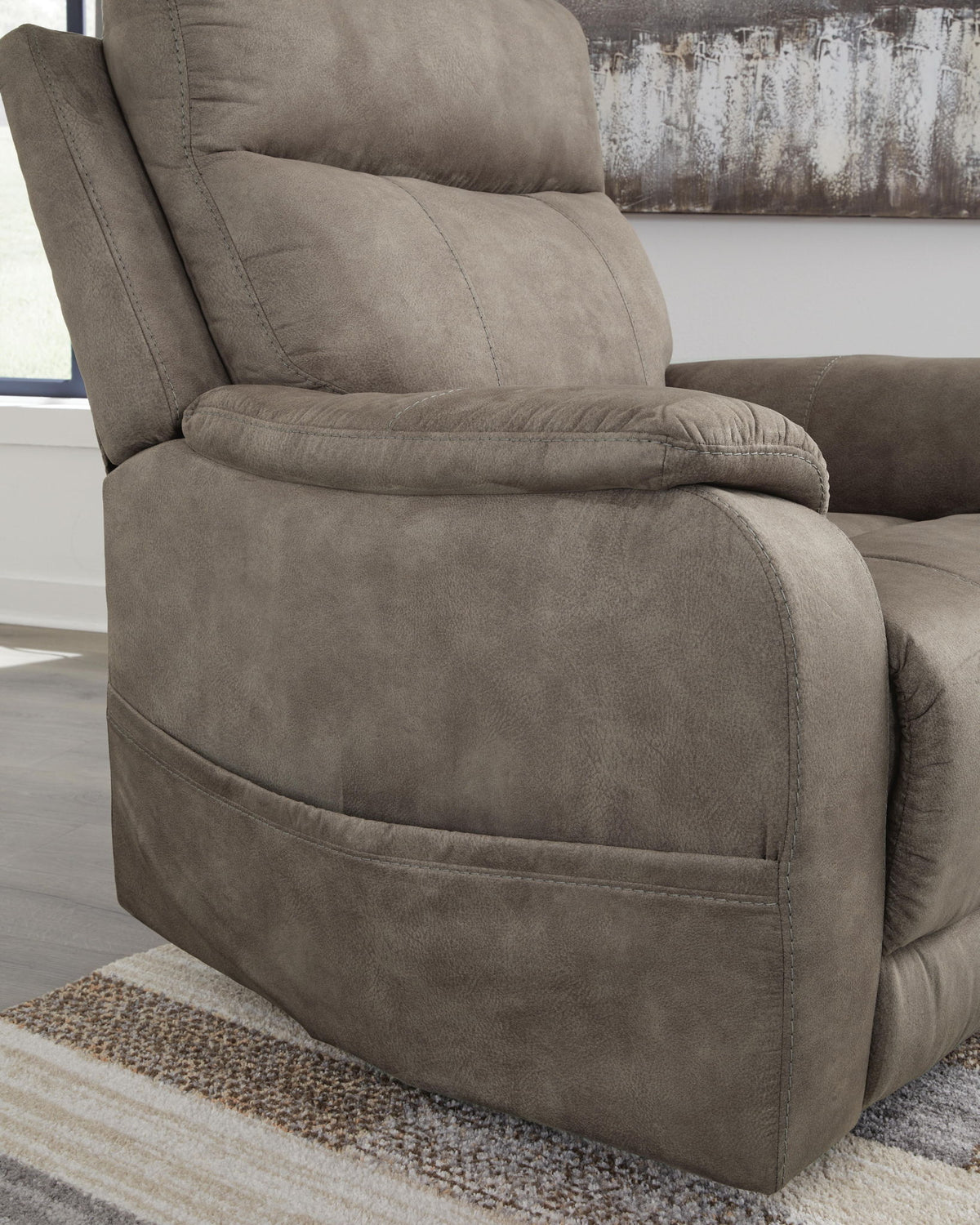 Crestmeade - Power Lift Recliner - Fossil — view 11