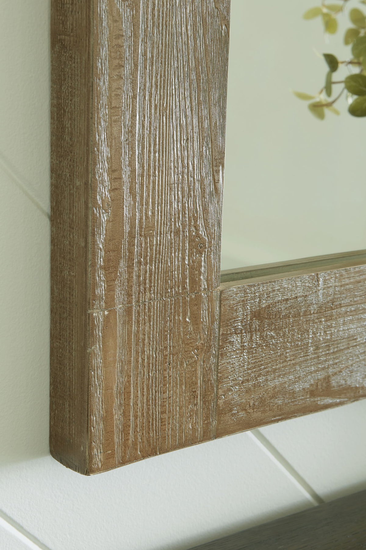 Waltleigh - Accent Mirror - Distressed Brown — view 5