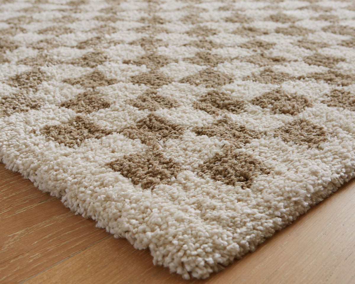 Karamen - 5' x 7' Rug - Taupe / Ivory — view 3