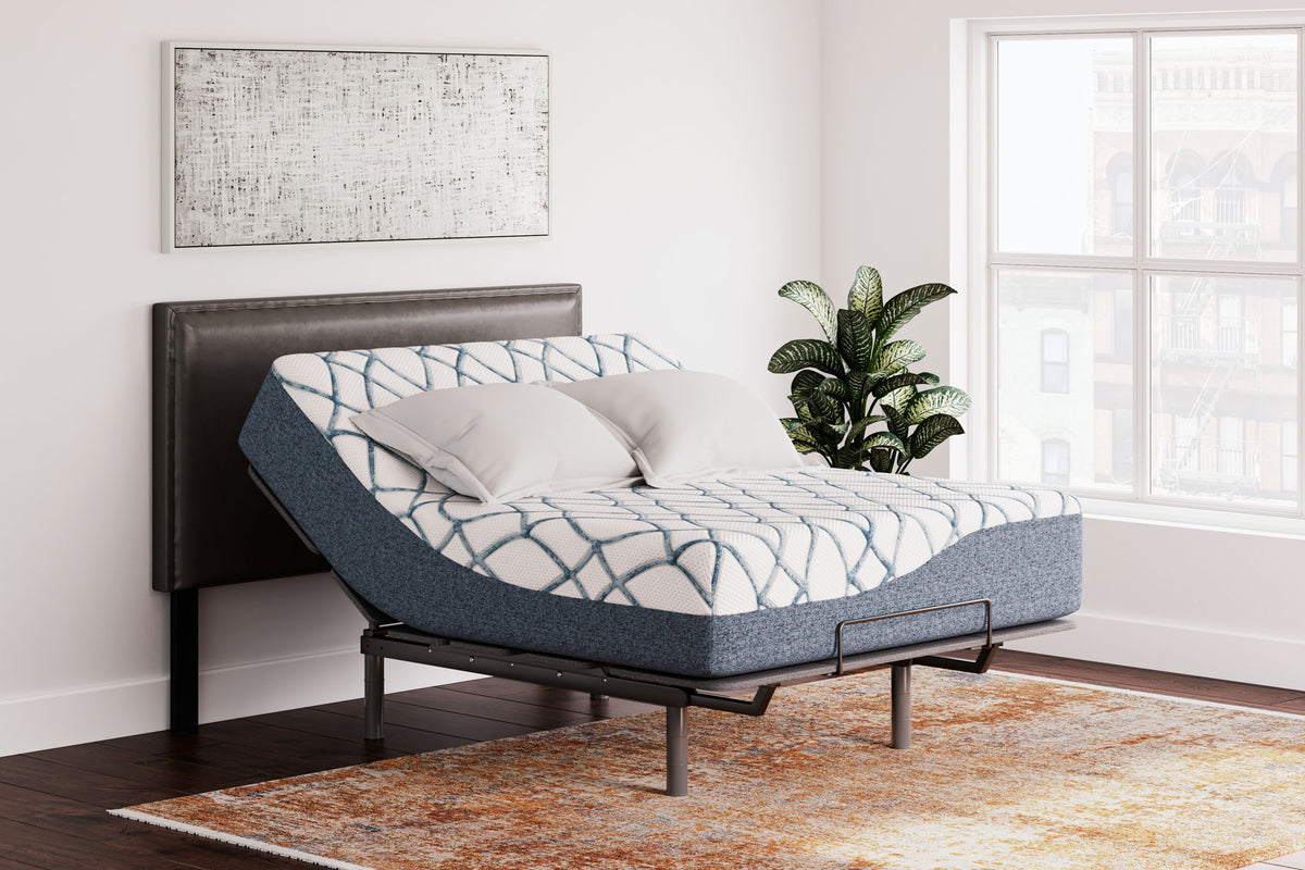 14 Inch Chime Elite 2.0 - California King Mattress - White / Blue — view 10