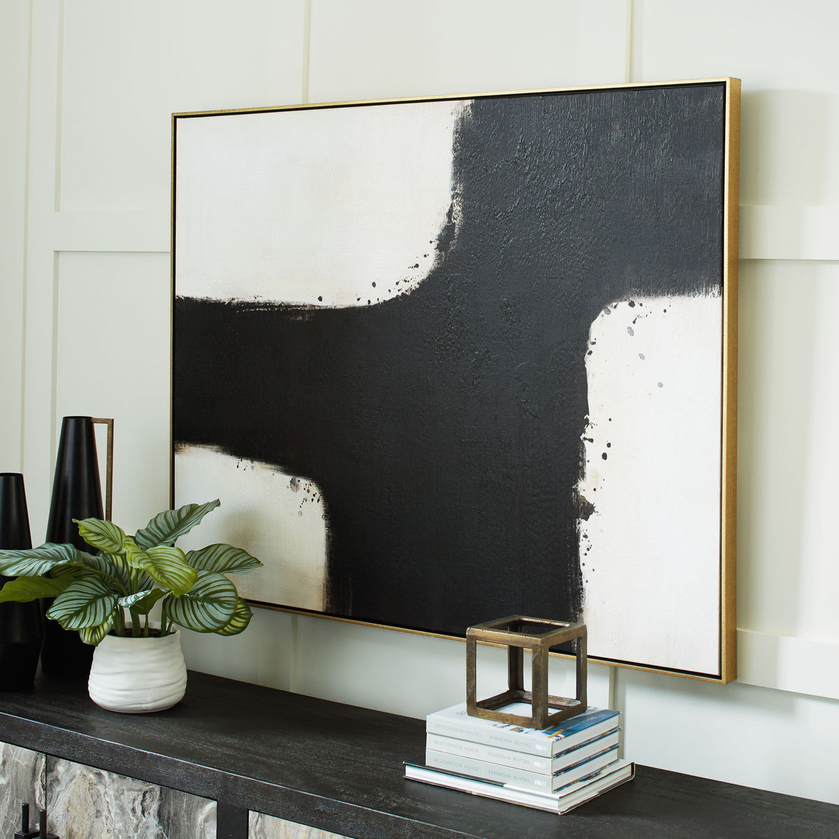 Reighlea - Wall Art - Black / White — view 2