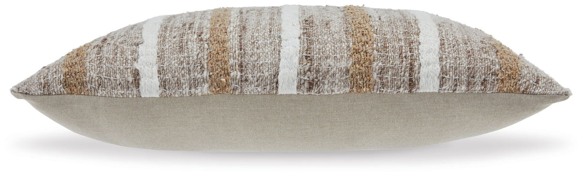 Benish - Pillow (Set of 4) - Tan / Brown / White — view 3