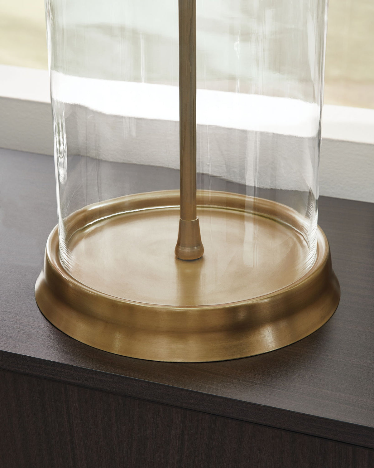 Gizeh - Glass Table Lamp - Clear / Gold Finish — view 4