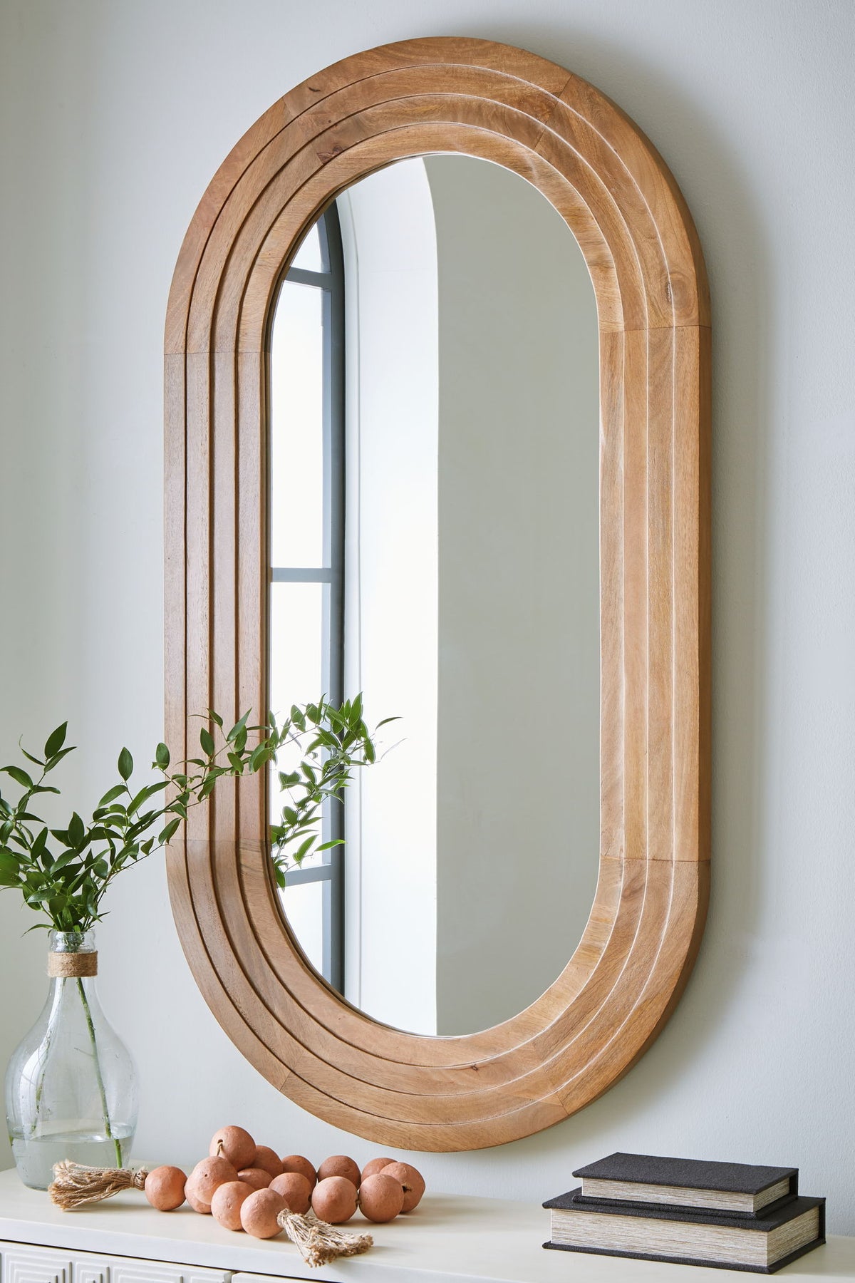 Daverly - Accent Mirror - Brown — view 2