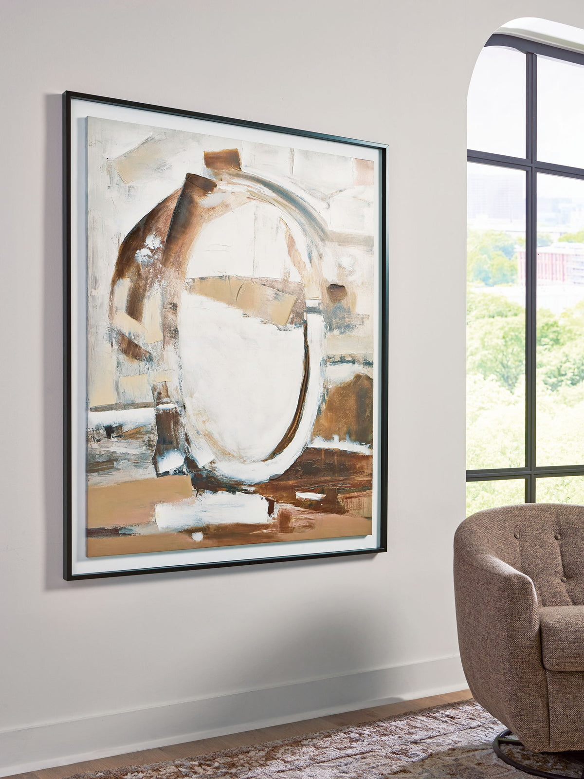Bradlow - Wall Art - Brown / White / Black — view 2