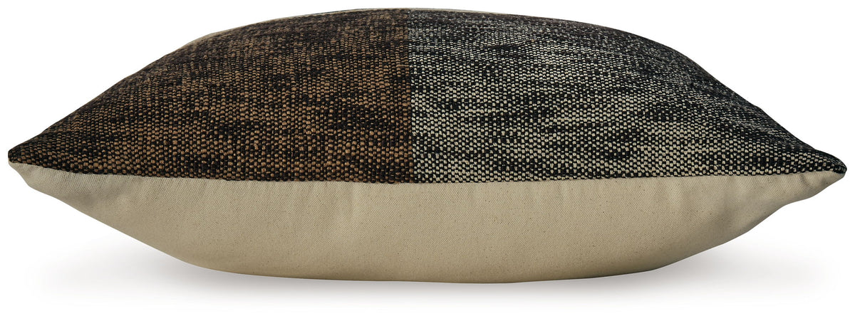 Adrielton - Pillow (Set of 4) - Black / Brown / Tan — view 3