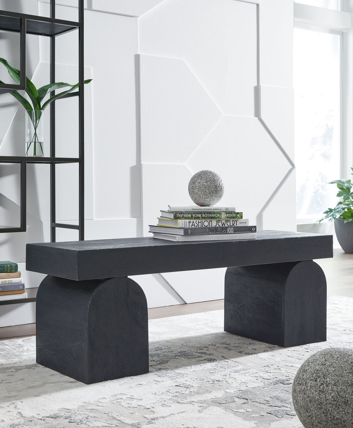 HoLGrove - Accent Bench - Black — view 2