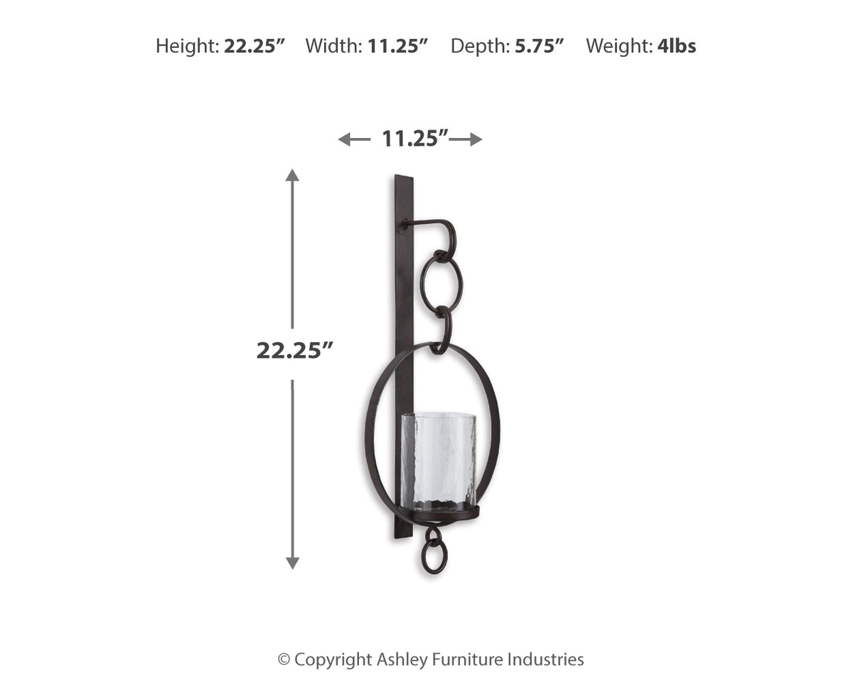 Ogaleesha - Wall Sconce - Brown — view 3