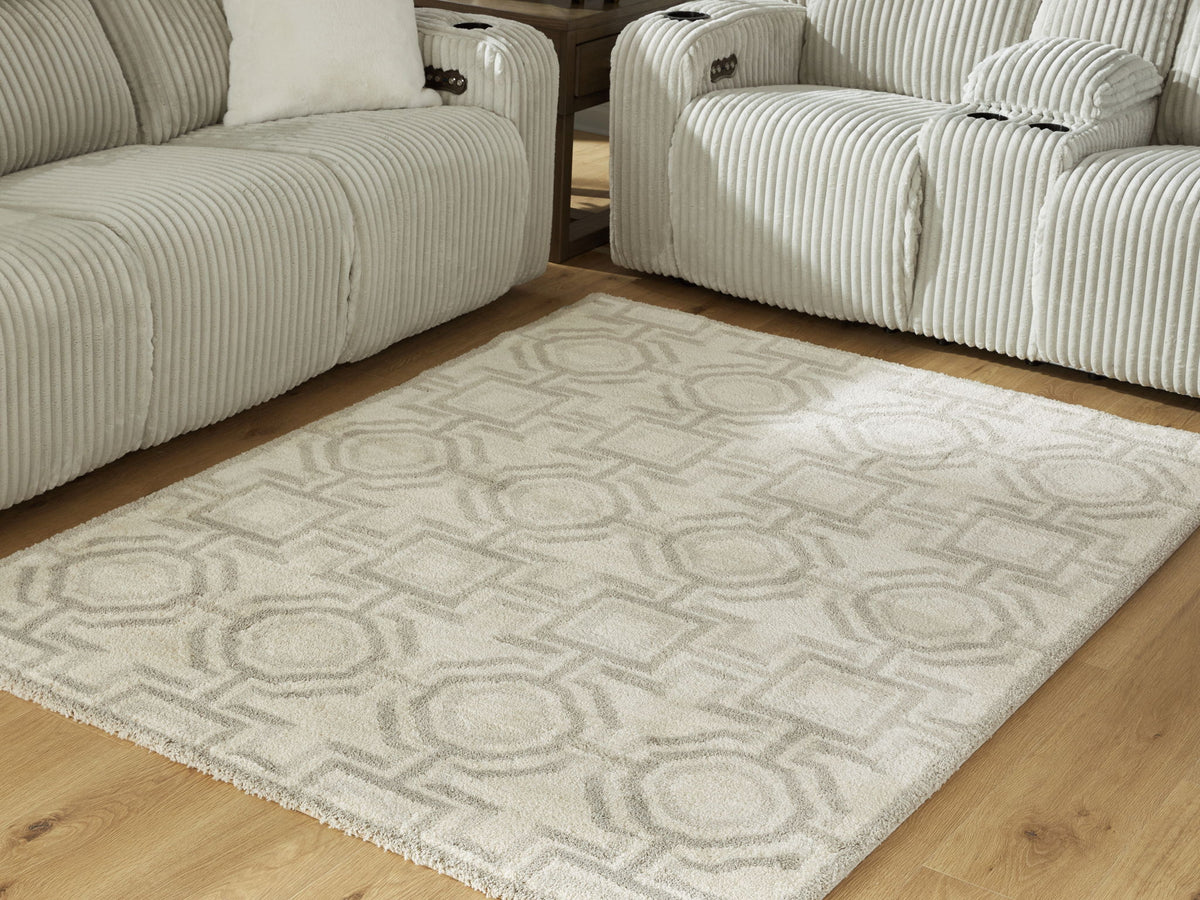 Maconville - 5' x 7' Rug - Ivory / Gray — view 2