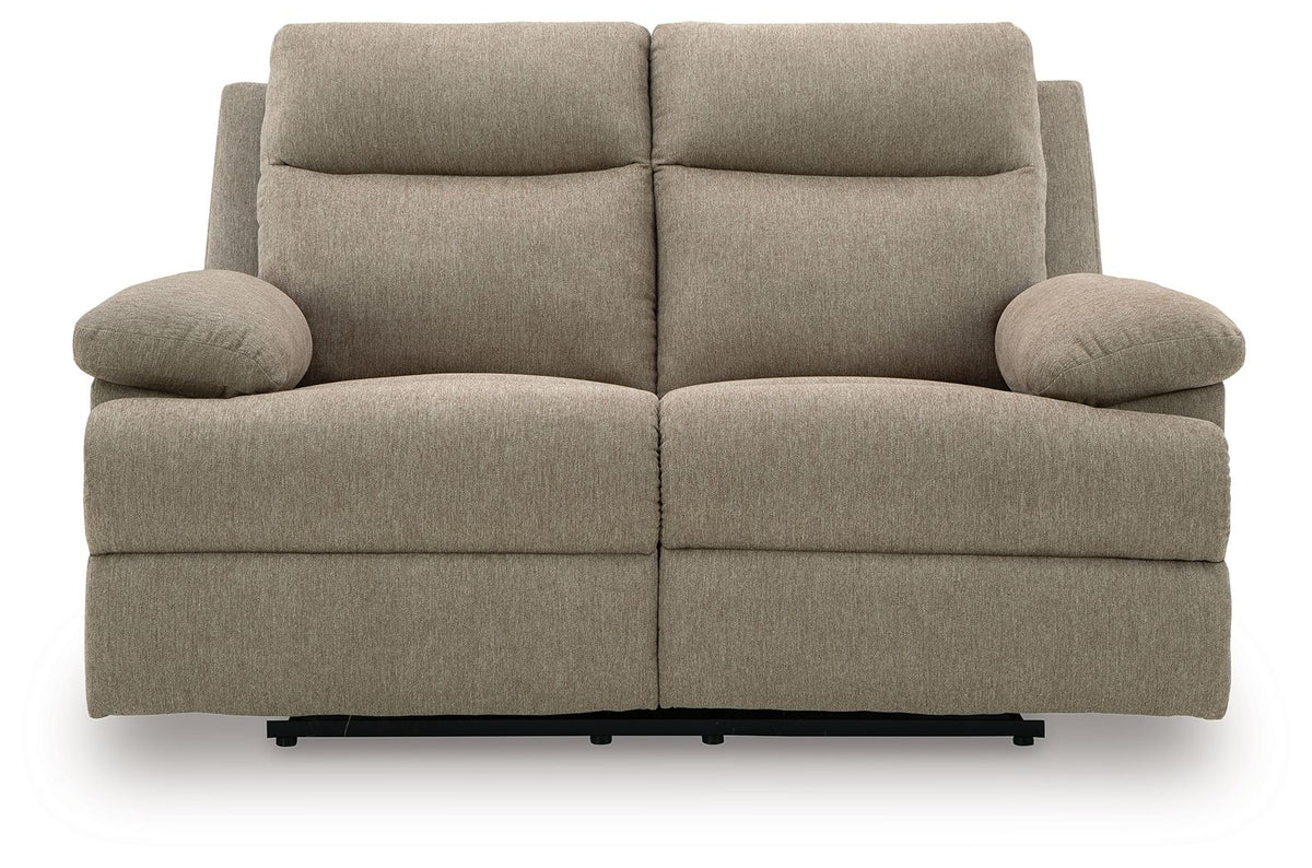 Side-Swipe - Reclining Loveseat - Mocha — view 4