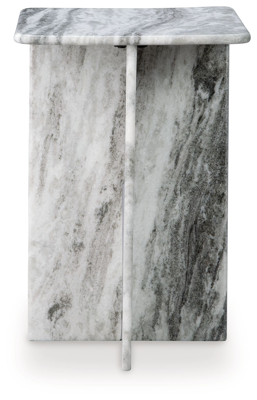 Keithwell - Square Accent Table - Gray — view 4