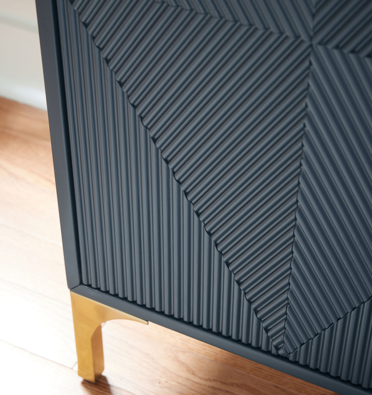 Loirwick - Accent Cabinet - Dark Blue — view 9
