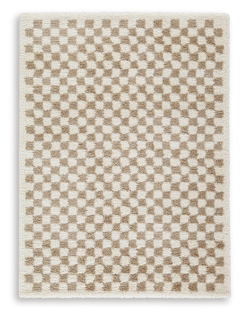 Karamen - 5' x 7' Rug - Taupe / Ivory