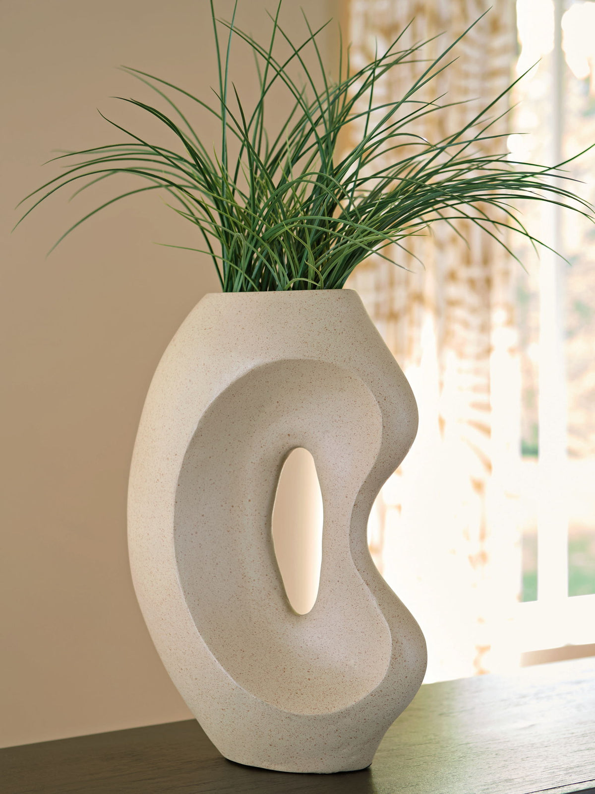 Odion - Vase - 16" - Stone — view 2