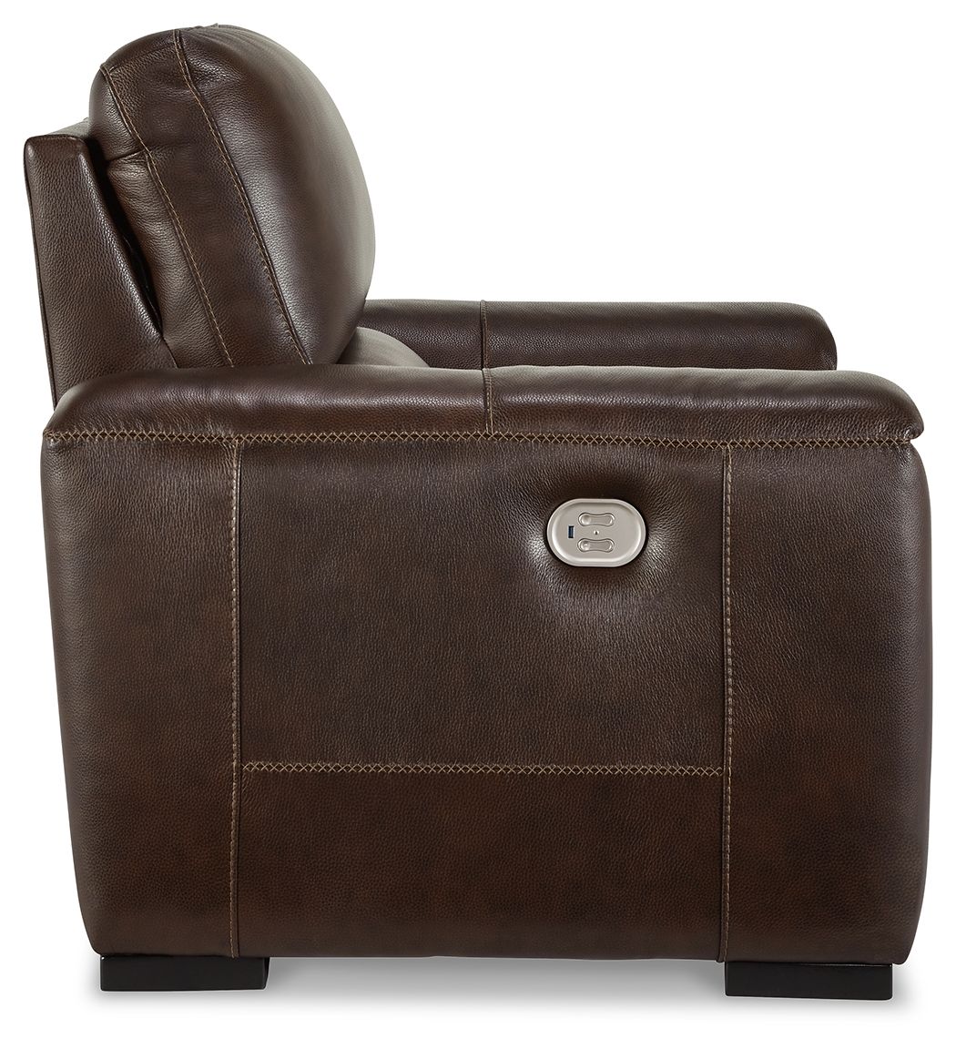 Alessandro - PWR Recliner/Adj Headrest - Walnut — view 5