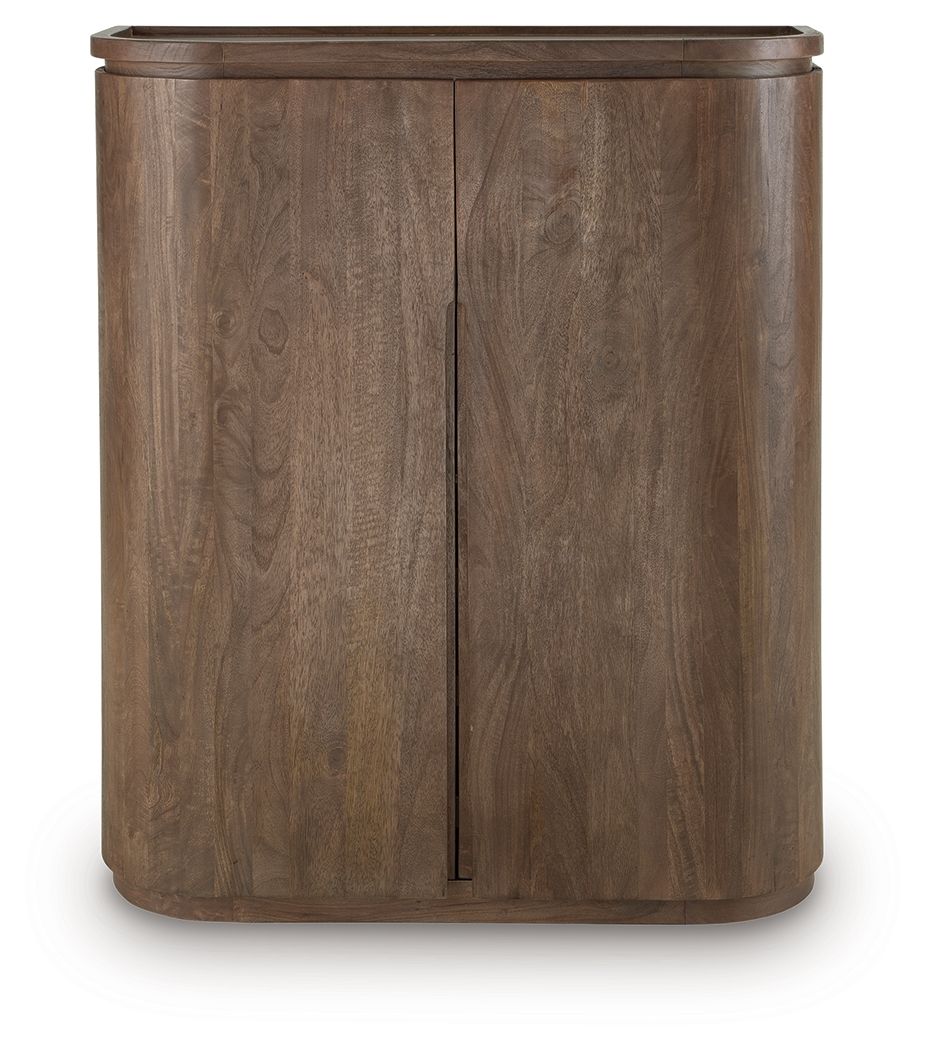 Landermont - Bar Cabinet - Medium Brown — view 4