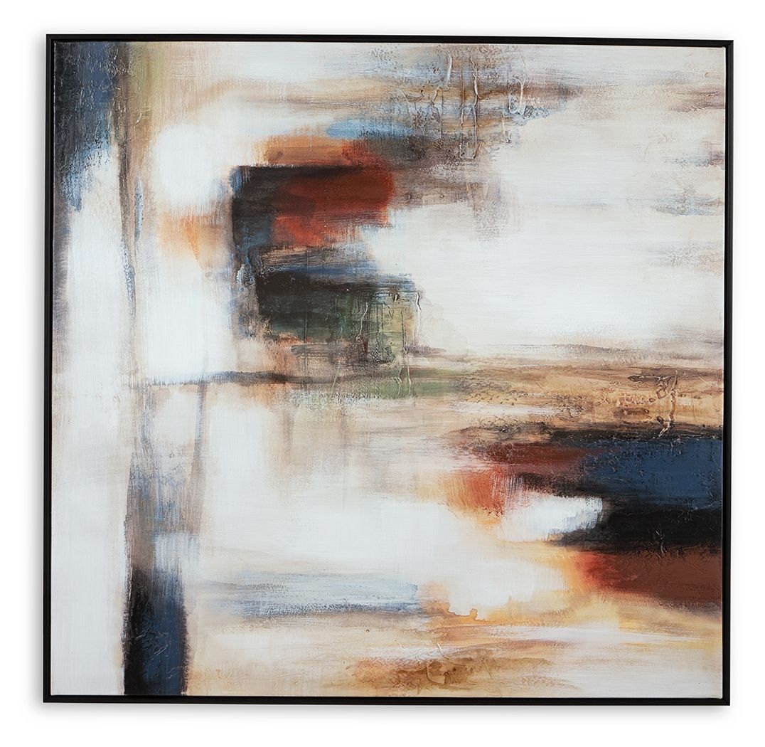 Pigeonford - Wall Art - White / Teal / Gold — view 4