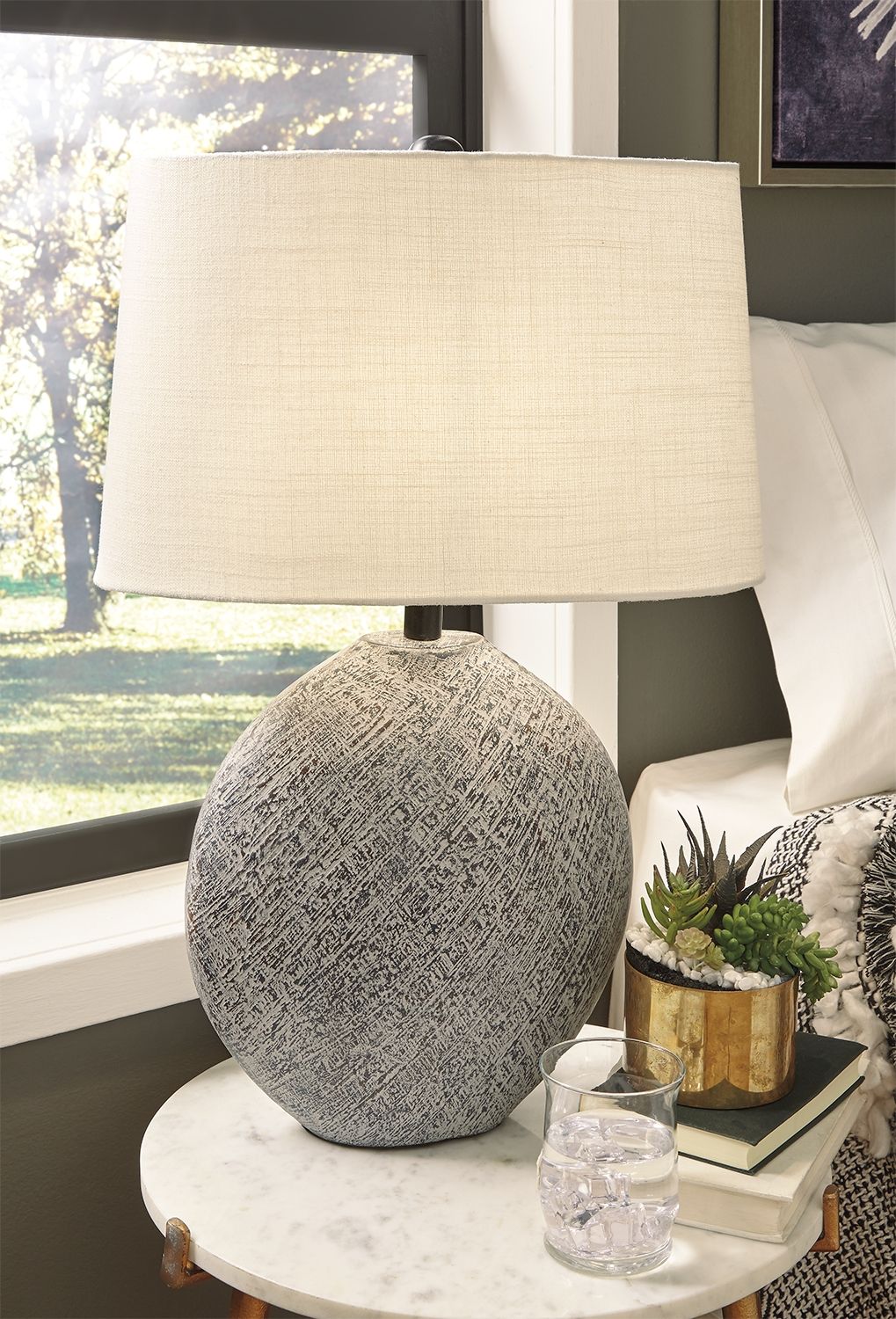 Harif - Paper Table Lamp  - Beige — view 2