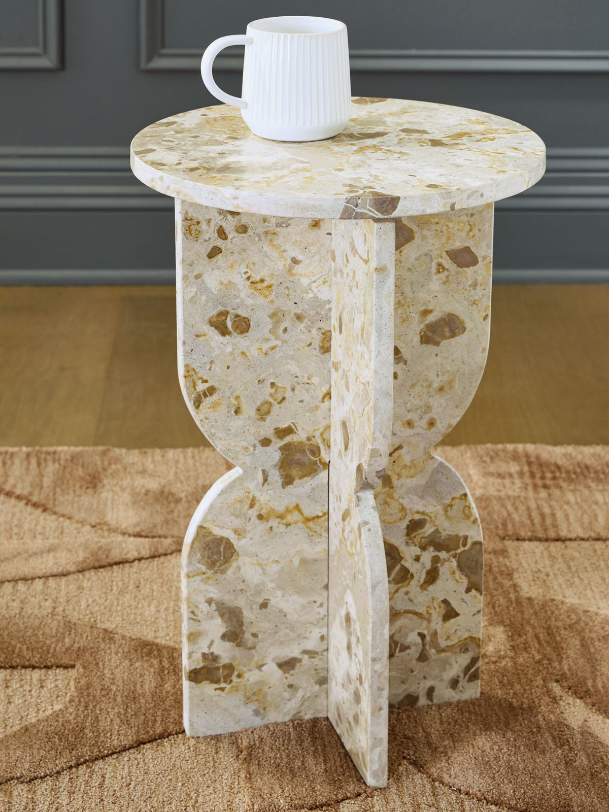 Treygan - Accent Table - Beige — view 2