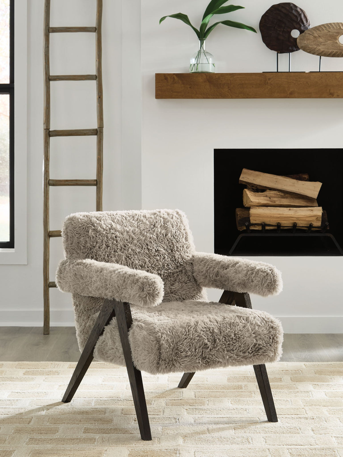 Goda - Accent Chair - Mocha — view 2