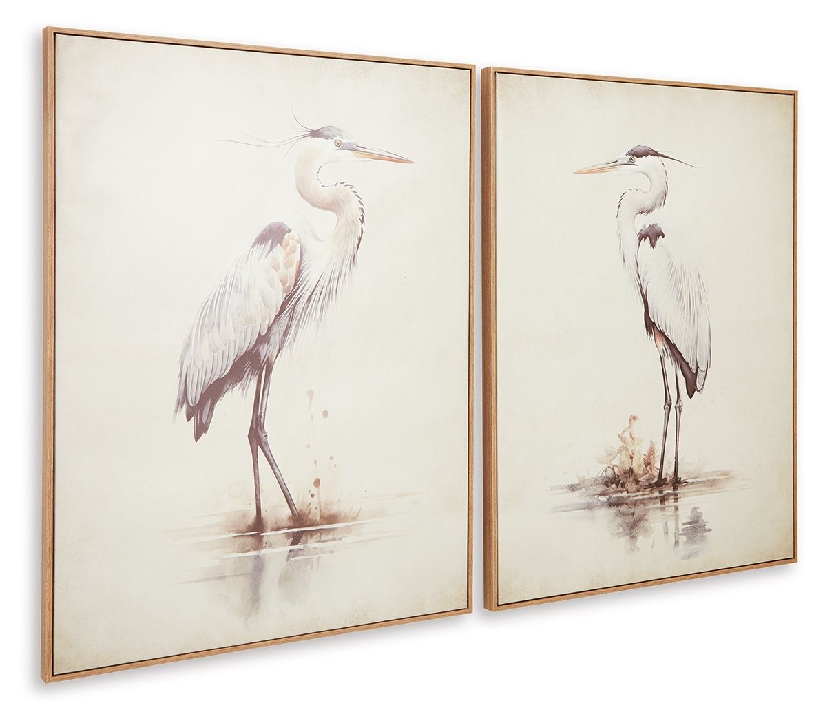 Aubinell - Wall Art Set (Set of 2) - Beige — view 3