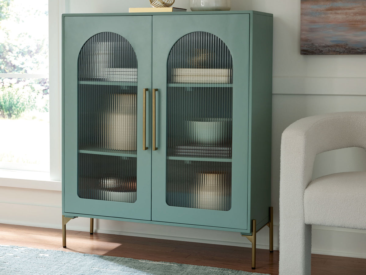 Adwen - Accent Cabinet - Light Green — view 2