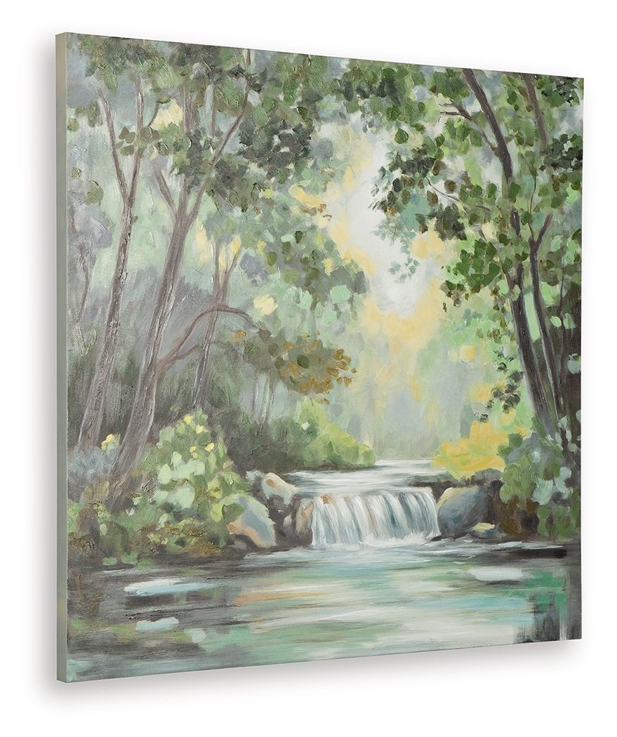 Evermaddick - Wall Art - Green / Gray / White — view 3