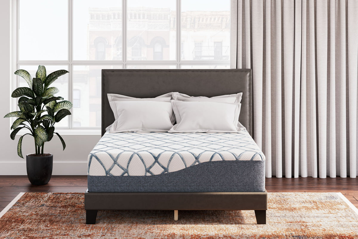 14 Inch Chime Elite 2.0 - California King Mattress - White / Blue — view 3