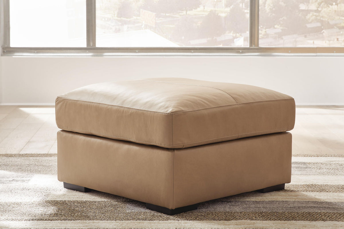 Bandon - Oversized Accent Ottoman - Toffee — view 2