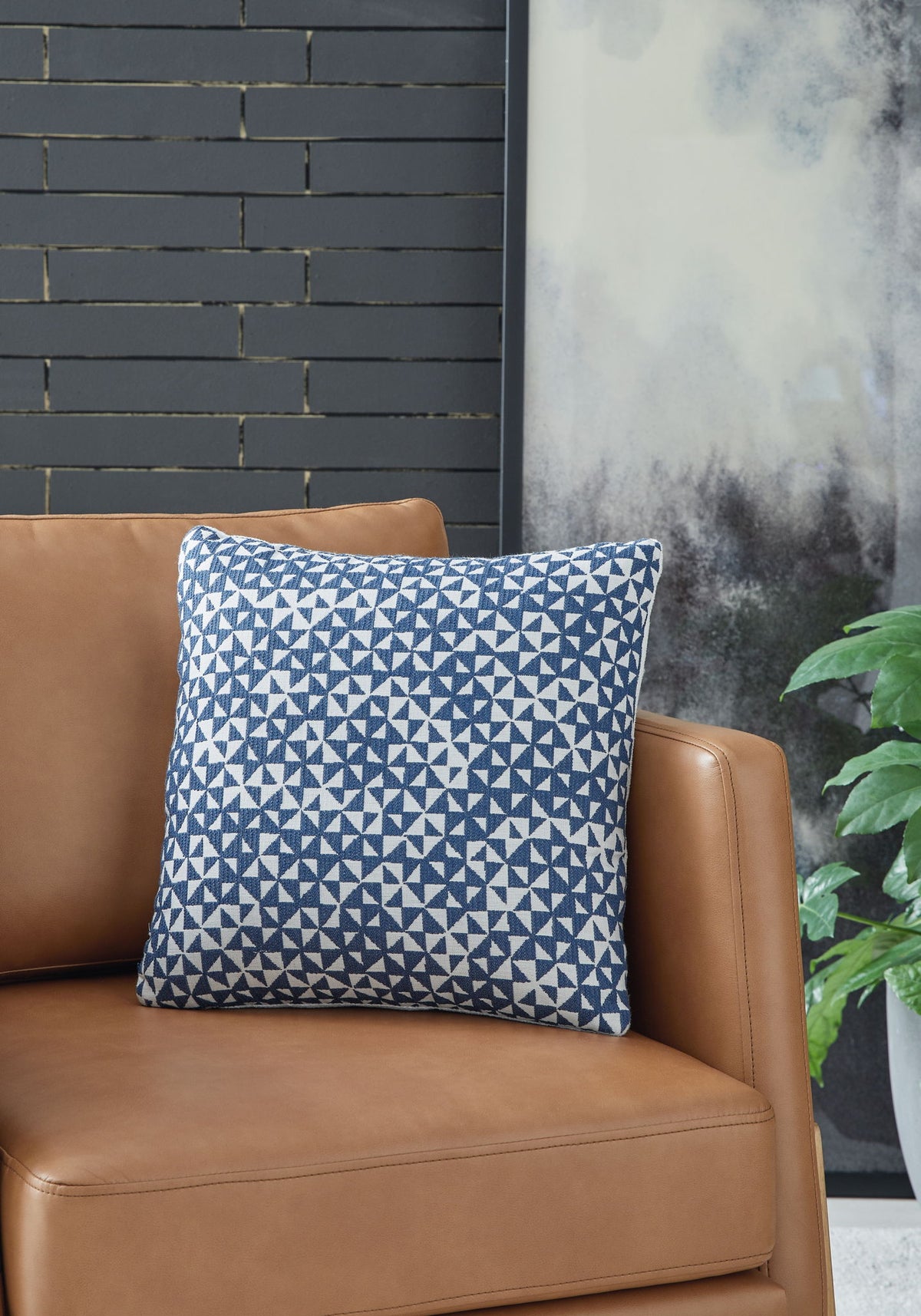 Jaycott Next-Gen Nuvella - Pillow (Set of 4) - Blue / White — view 2