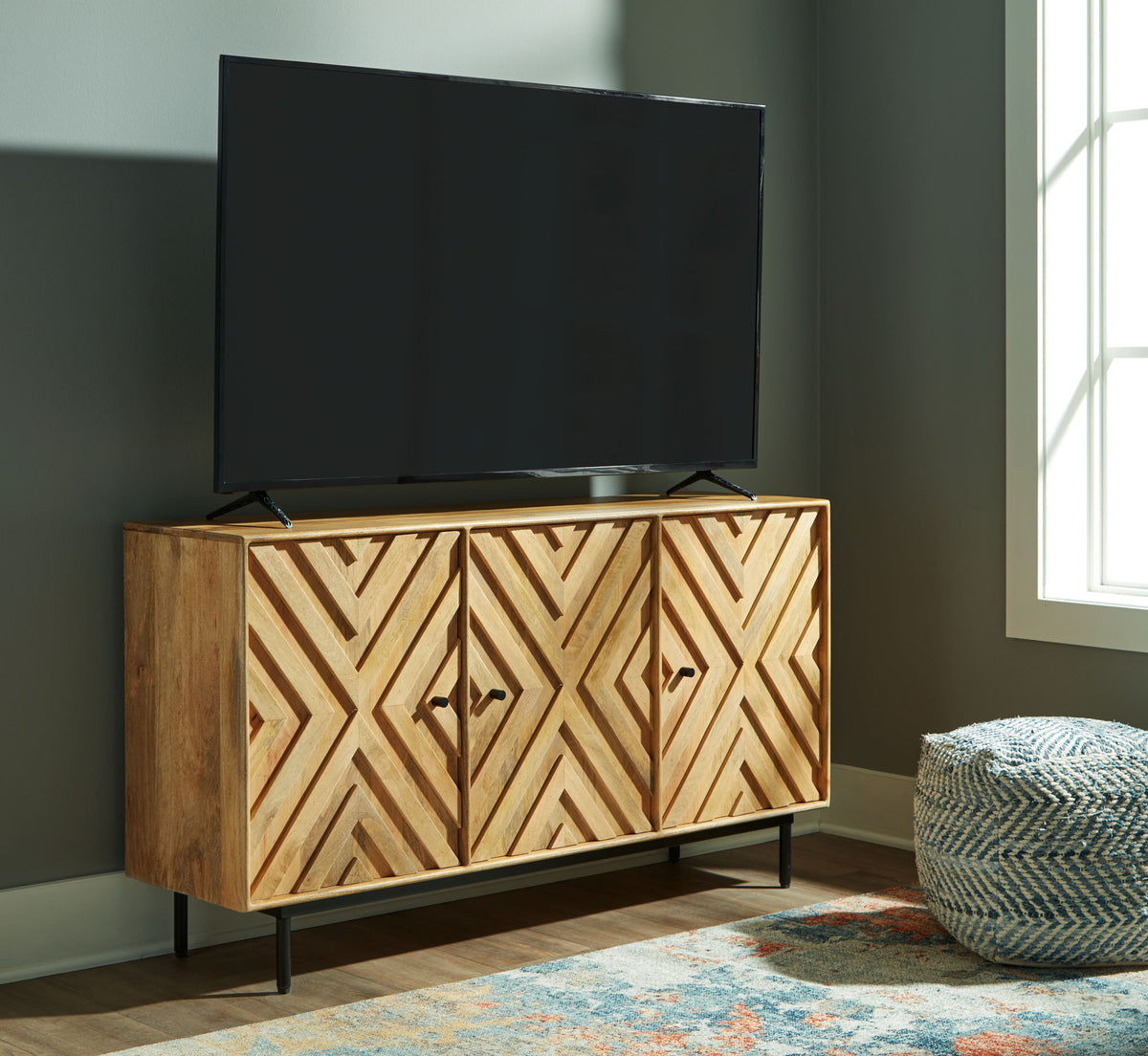 Cadewick - Accent Cabinet - Natural — view 6