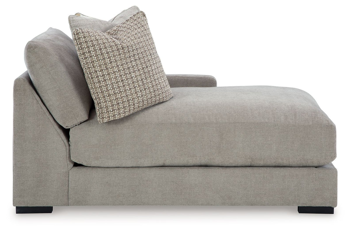 Aslan Court - Raf Corner Chaise - Pebble — view 4