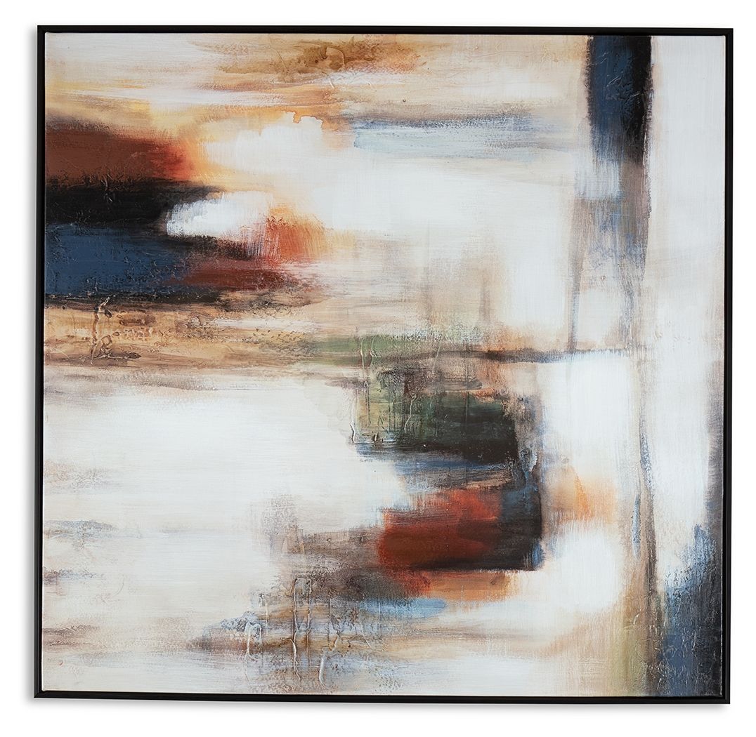 Pigeonford - Wall Art - White / Teal / Gold — view 6