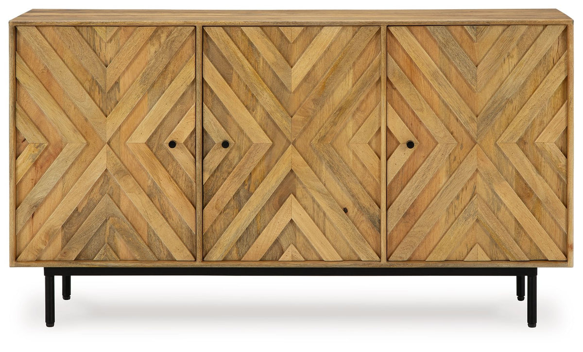 Cadewick - Accent Cabinet - Natural — view 4