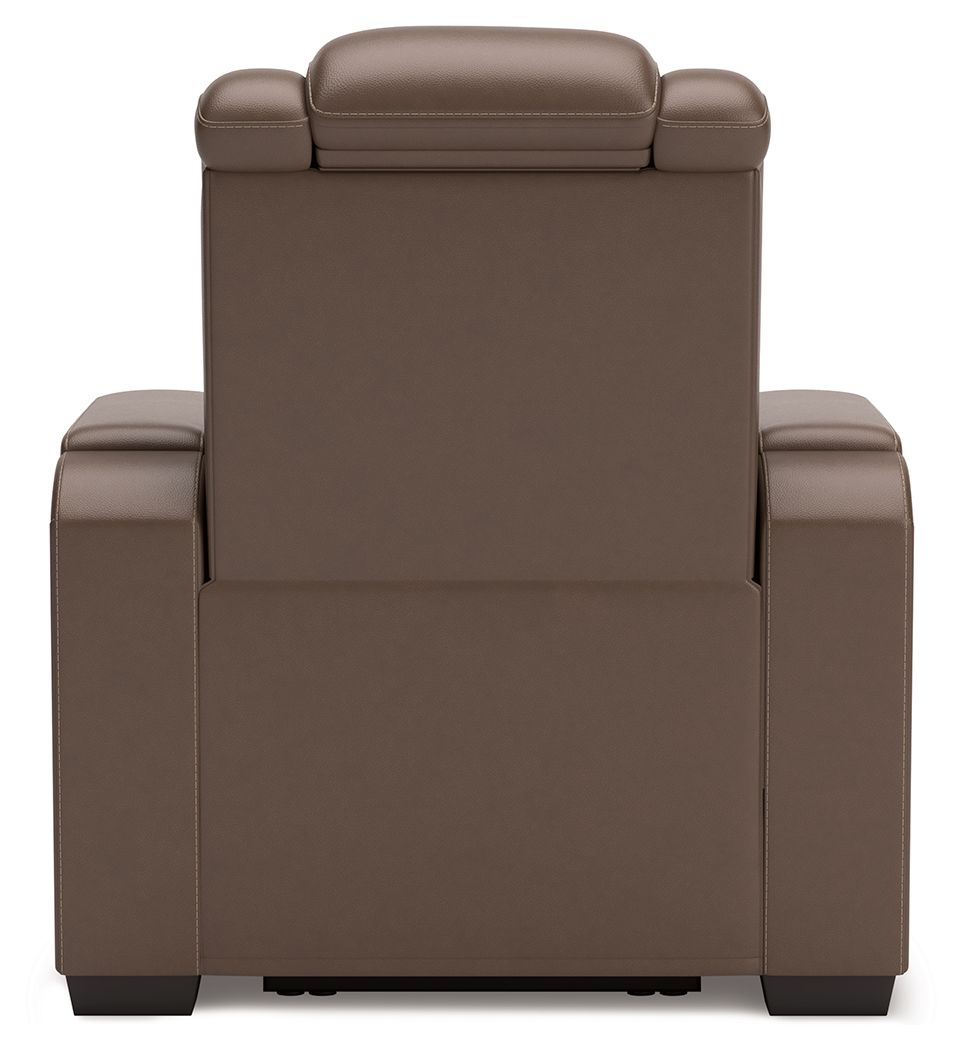 High Impact - Power Recliner / Adj Headrest - Tobacco — view 5