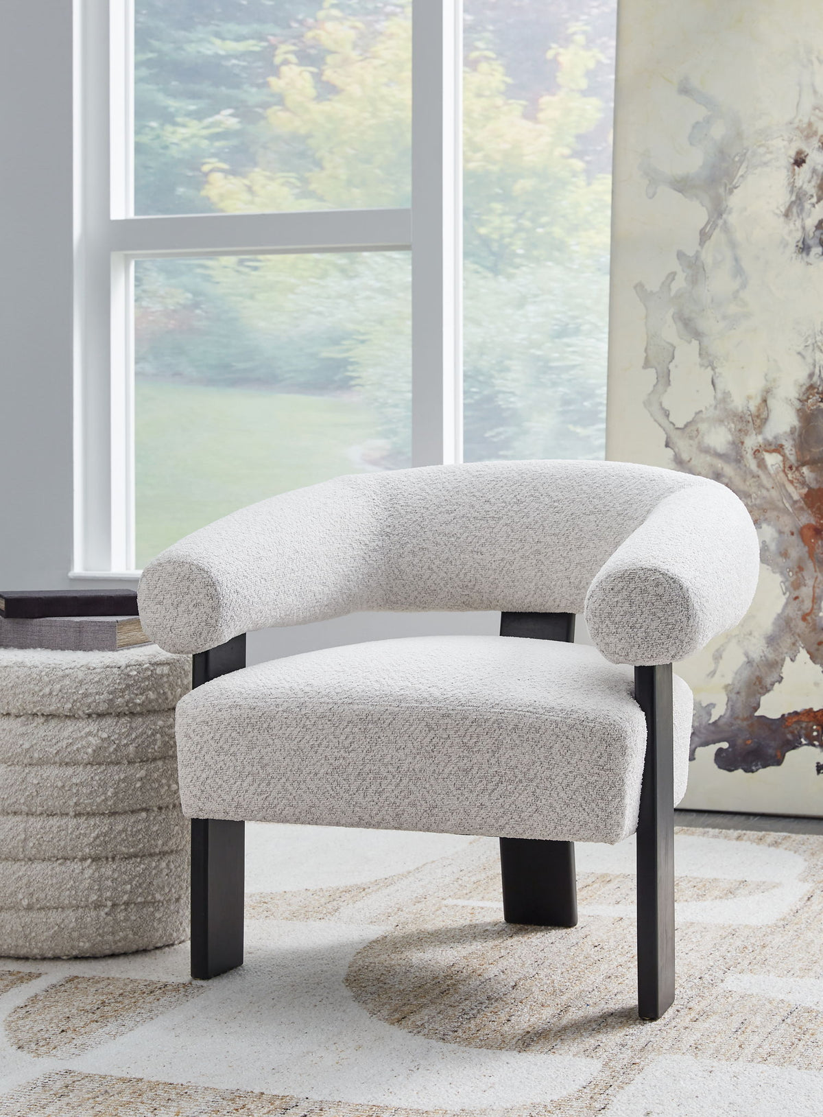 Dultish - Accent Chair - Snow — view 2