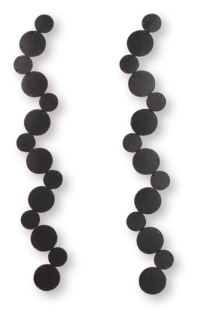 Vinler - Accent Mirror Set (Set of 2) - Black — view 7