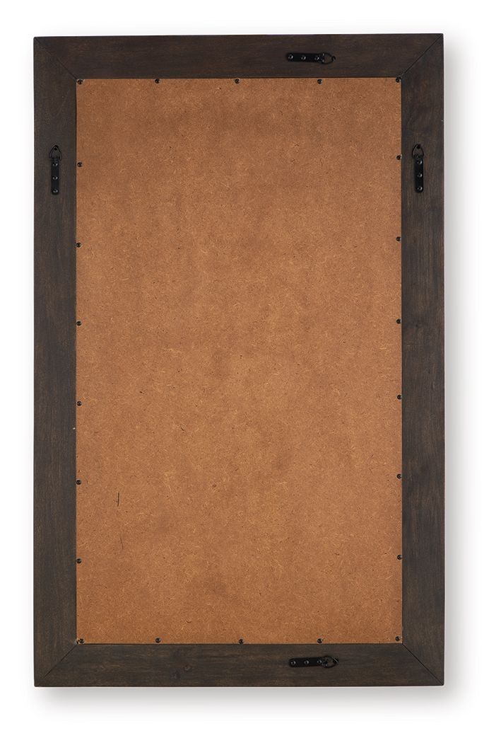 Advin - Accent Mirror - Dark Brown — view 5