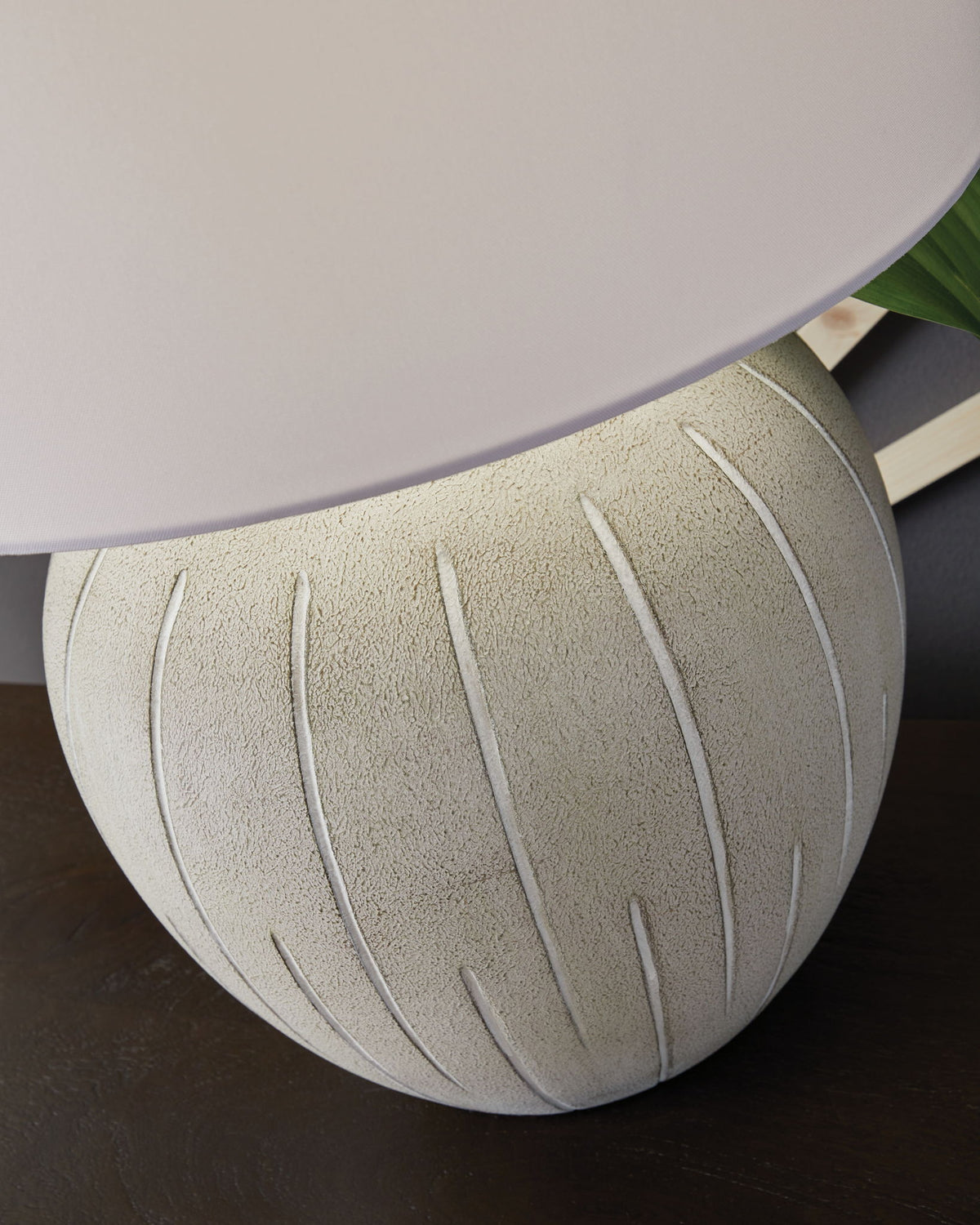 Calbert - Poly Table Lamp - Warm Gray — view 4