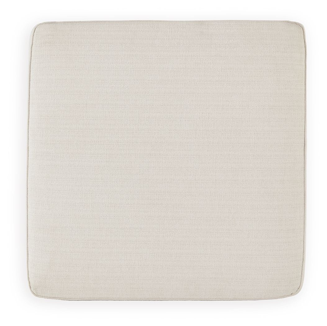 Lerenza - Oversized Accent Ottoman - Birch — view 4