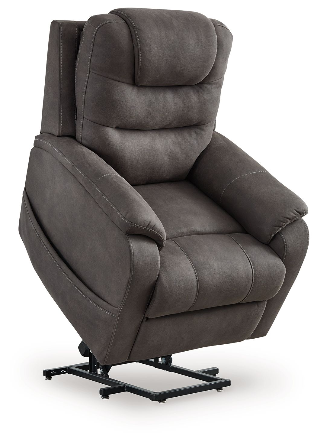 Snowfield - Power Lift Recliner - Gunmetal — view 5